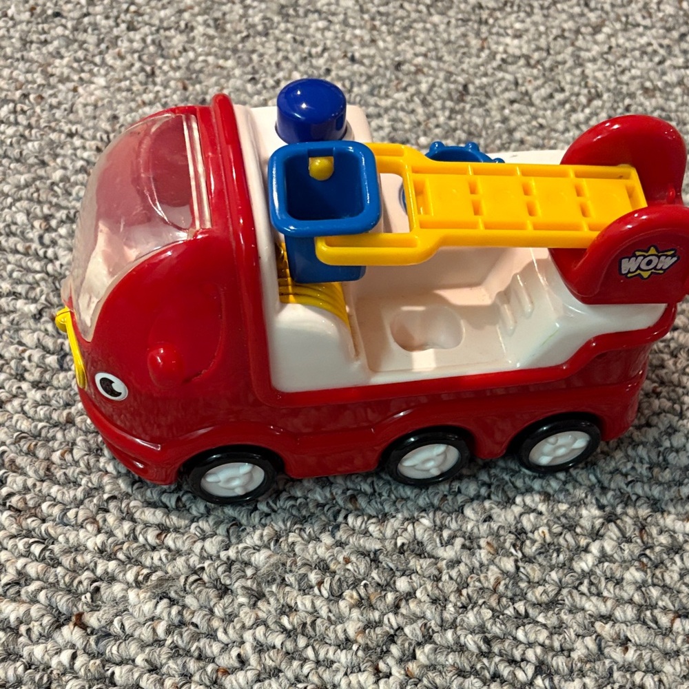 Kids Fire Truck Toy with Ladder